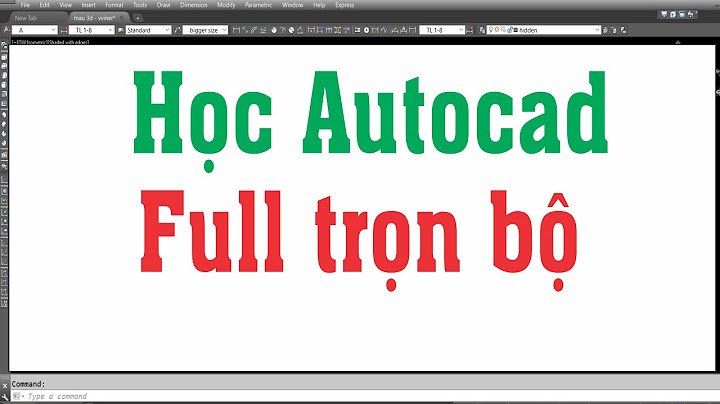 Hướng dẫn chỉnh màu line trong autocad 2023