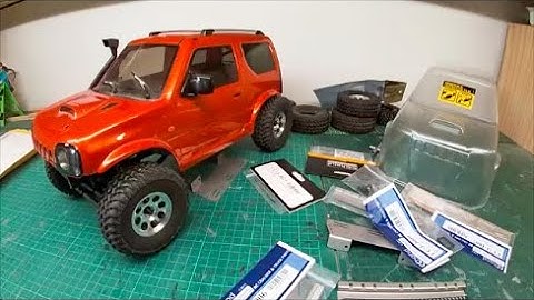 Upgrade option CChand for Suzuki Jimny J3 Mst Cfx and tires Rc4wd Mud Thrashers 1.55