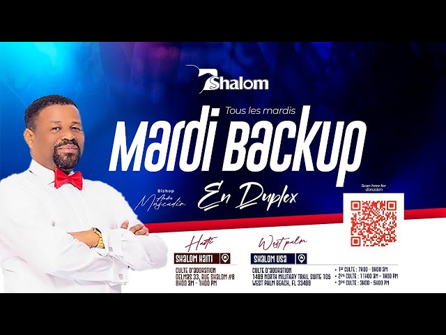Mardi Back-Up | Mardi 07 Mai 2024 | RADIO TELE SHALOM Live #GODCONNECTION
