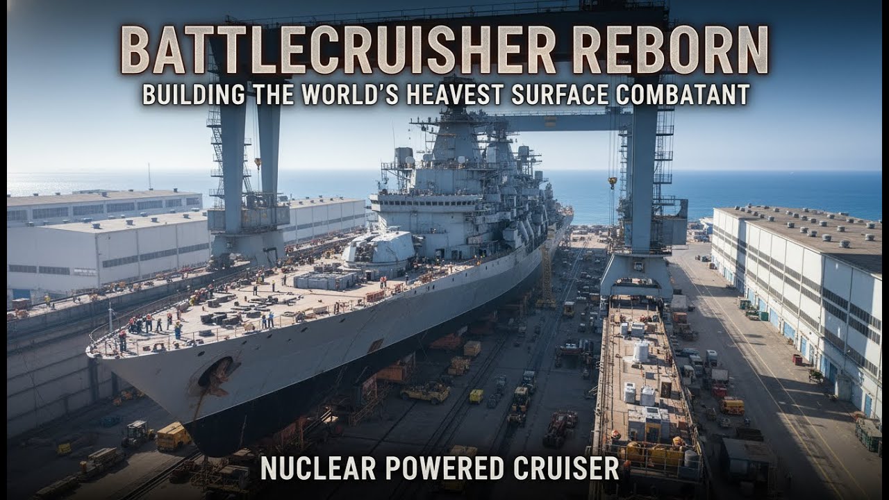 Battlecruiser Reborn Building the World's Heaviest Surface Combatant Nuclear Powered Cruiser