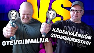 Kuinka vahvat sormet on kädenväännön Suomen Mestarilla? | Kädenvääntöä #10