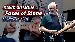 David Gilmour - Faces of Stone (Guitar TAB)