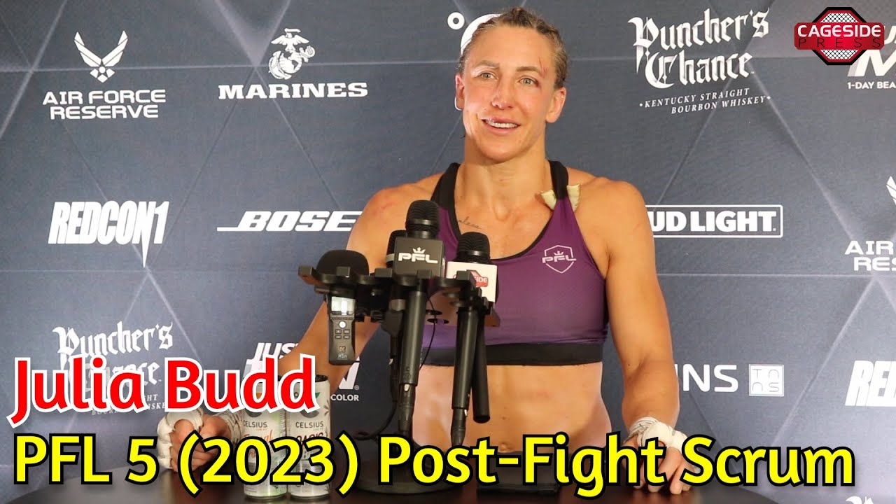 Julia Budd Talks Victory Over Martina Jindrova and Hopes to Become Two Promotion Champ | PFL 5 2023