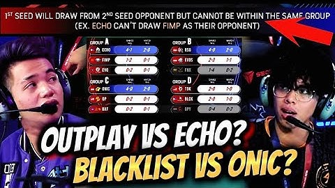 MSC UPDATE: ECHO vs OP? BLACKLIST vs ONIC? KNOCKOUTS Group Draw Seeding EXPLAINED | Mobile Legends