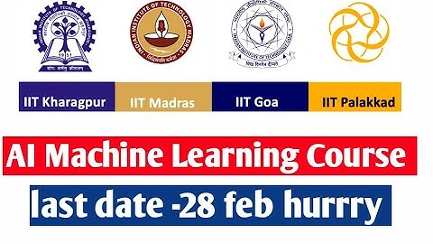 AI machine Learning Workshop by IIT