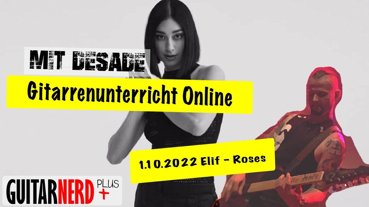 Guitarnerd: Online Gitarrenunterricht 1.10.2022 Elif - Roses Akustik Version