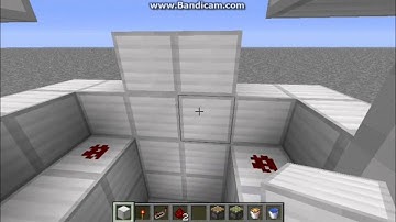How to make a FAST cobblestone generator W/ REDSTONE & PISTONS in MINECRAFT