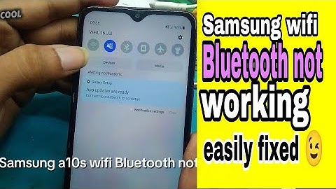 Samsung A10s wifi Bluetooth Not Working Easily Fixed 😉