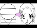 Shapes  anime head how me drawing