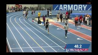 Bergen County Indoor Championships 2026 600m