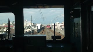 [前面展望]JR西日本おおさか東線 普通/久宝寺-新大阪 [cab view]JR-WEST Osaka Higashi Line Local / Kyuhoji - Shin-Osaka