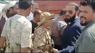 التصدي لنقطة الجباية هذا ماقام به محافظ أبين مختار الرباش 