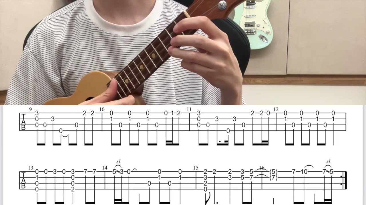 イマジン   Imagine   ソロウクレレ　タブ譜　ジョンレノン   John Lennon