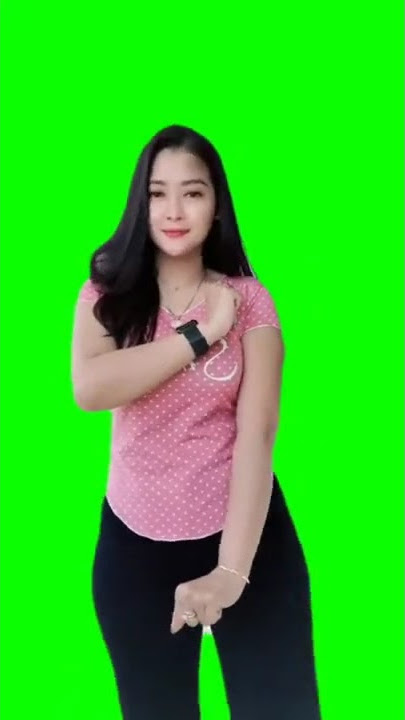 Green screen cewek joget sexy