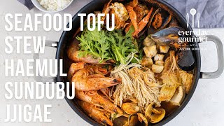 Seafood Tofu Stew - Haemul Sundubu Jjigae | EG13 Ep90