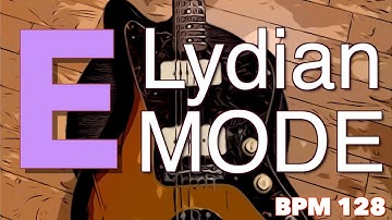 E Lydian Mode Scale - Groove Jam Backing Track