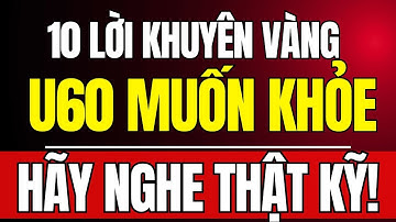 ✨10 GOUDEN Adviezen van Artsen | Geheimen om gezond te blijven op je 60e