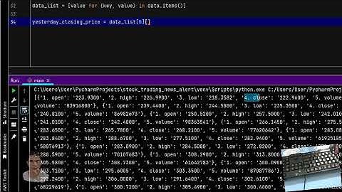 ASMR Programming - Coding Stock Trading News Alert App - No Talking, Rain Sound for Study & Relax