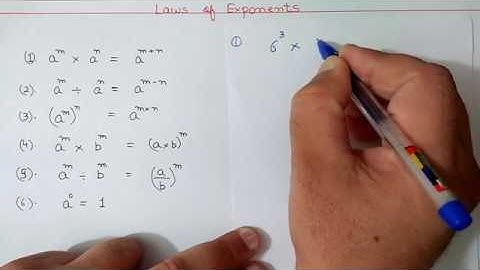 Laws Of Exponents, Chapter:11 Exponents And Powers | Ncert Maths Class 7 | Cbse