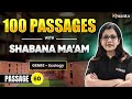 CAT RC Practice- 60 | 100 Passages with Shabana Ma'am | CAT 2025 VARC Playlist
