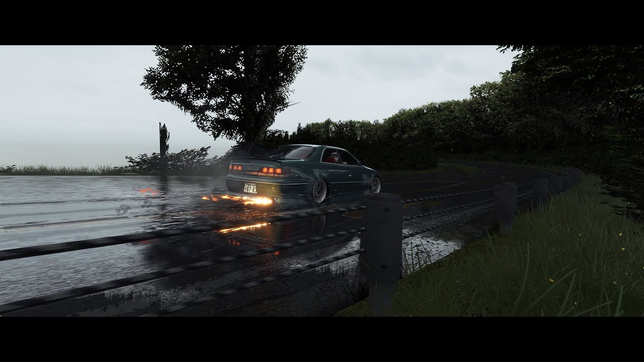 Full Send 1000+Bhp WET Downhill Touge Drifting | 4k | - YouTube