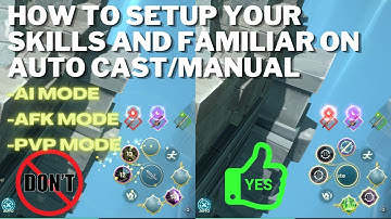 Ni No Kuni : How to Set up your Skills/Familiars on AUTO CAST / MANUAL | QUICK GUIDE