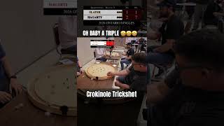 OH BABY A TRIPLE 🤩 Crokinole Trickshot