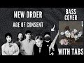 Great Song... Risky Google. Age of Consent - New Order Bass Cover (Tablature)