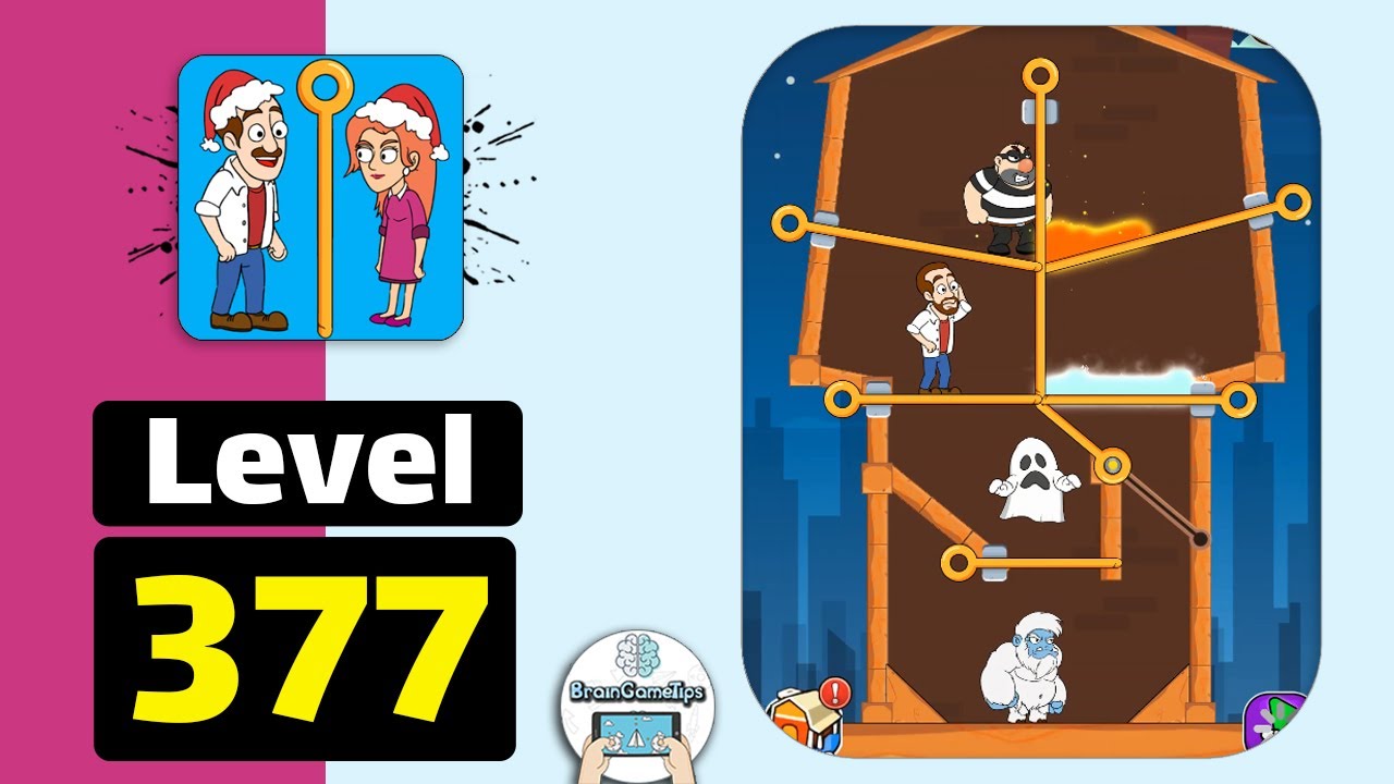 Home Pin: Pull The Pin Puzzle - Level 377 Walkthrough