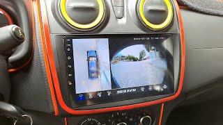 3D 360 Bird view surrounding camera system/Dacia Logan 2018