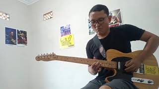 Lead guitar lagu Hilang Batik band