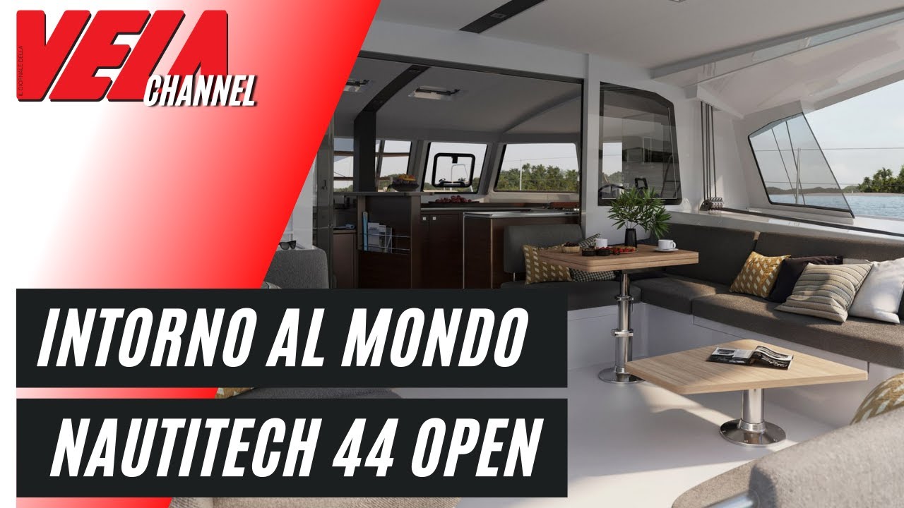 ⁣NUOVO NAUTITECH 44 OPEN, il catamarano di 13 metri per chi vuole navigare INTORNO AL MONDO