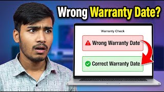 Fix Wrong Laptop Warranty Date (Lenovo/HP/Dell) Amazon Flipkart Invoice Trick Serial No | Plays Tech Details