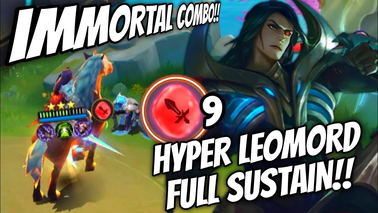 FULL 9 WEAPON MASTER !! LEOMORD CRAZY SUSTAIN !! MAGIC CHESS MOBILE LEGENDS
