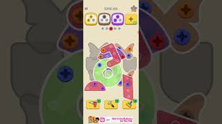 Unscrew Nuts Sort Pin Puzzle Level 131 Gameplay