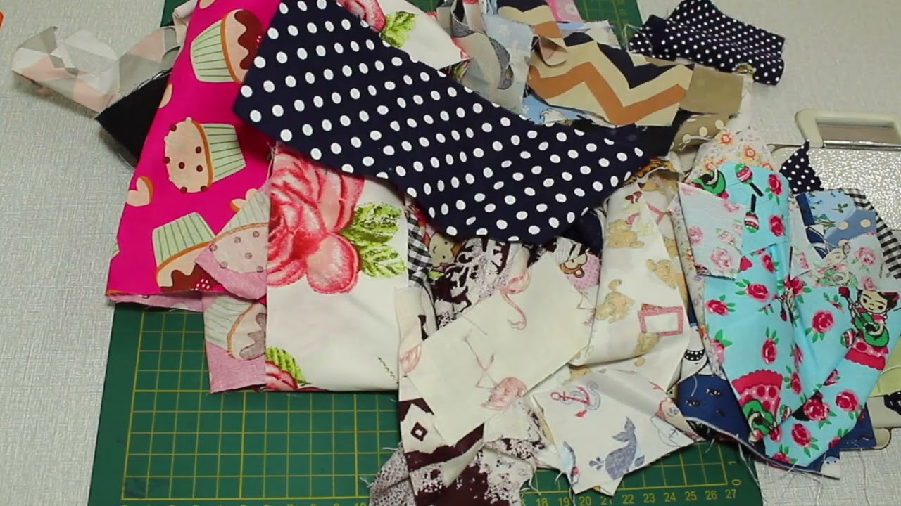 2 РАЗНЫХ МОДЕЛИ КОВРОВ - С ИСПОЛЬЗОВАНИЕМ ТКАНЕВЫХ БРЫЗГОВ #шитье