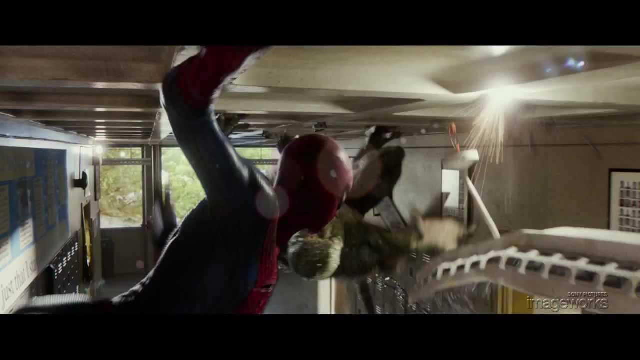 VFX Making: The Amazing Spider-Man_ High School Fight Shot Build