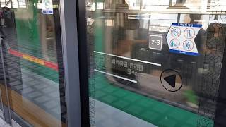 20170525 서울2호선 대림역 진입(내선순환 방면) Korea Seoul metropolitan