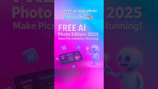 Top 5 FREE Best AI Photo Editing Apps 2025 | Make Stunning Pics in Seconds!🤯#youtubeshorts #trending