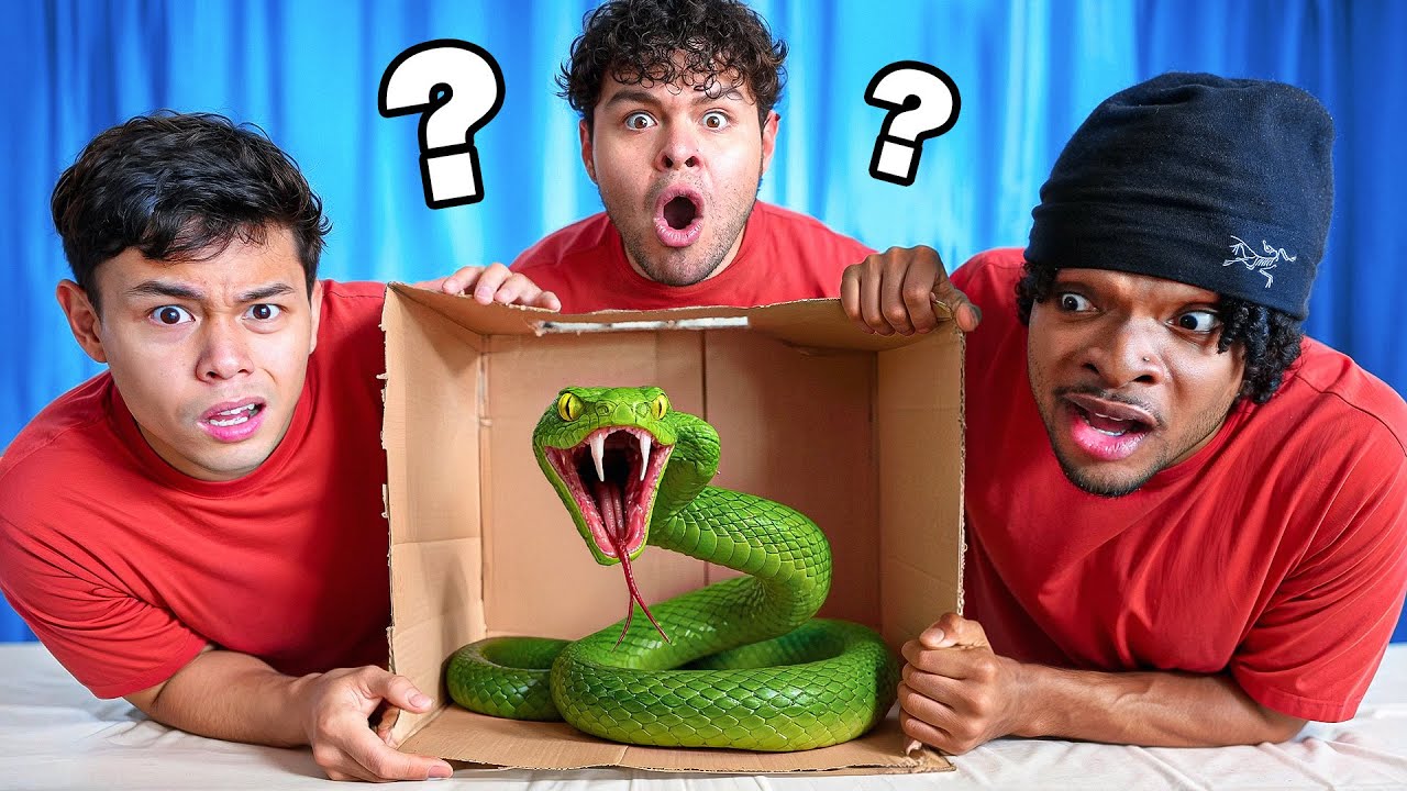 EXTREME What's In The BOX Challenge!! With @ChristianDurante & @laviedeeric