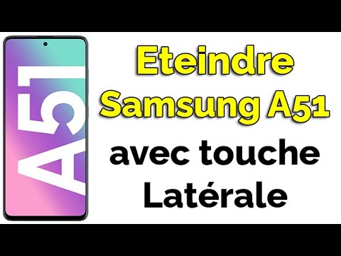 Comment éteindre Samsung A51 avec la touche latérale (Marche / arrêt) -  YouTube