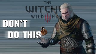 Things I wish I knew before playing witcher 3 | Part 2