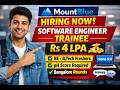 💼Software Engineer Trainee Job🔥MountBlue Hiring | 4 LPA | All Can Apply 2022 to 2026 Batch