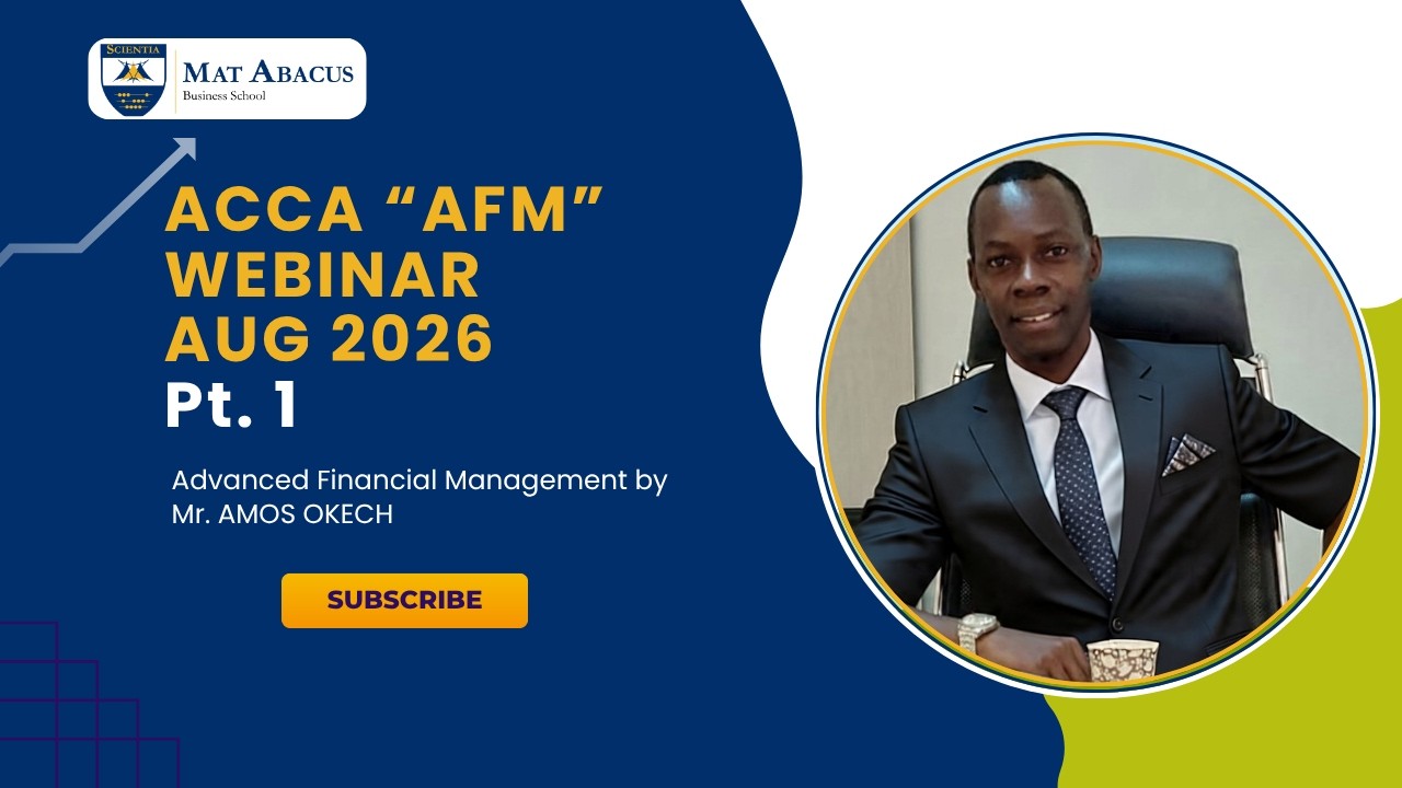 AFM Webinar by Mr. Amos Okech pt.1