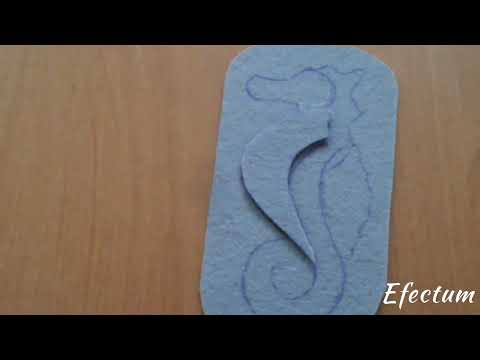 Брошь "Морской конек"