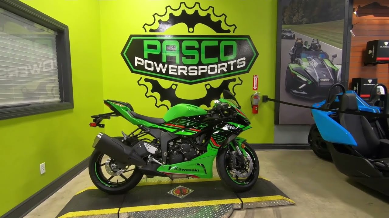 New Green 2024 Kawasaki NINJA ZX-6R Motorcycle For Sale In Port