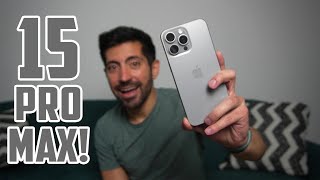 iPhone 15 Pro Max Unboxing!! (Natural Titanium)