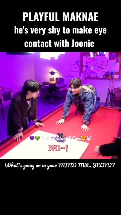 Jungkook was too SHY to make eye contact-what's wrong with Mr. Jeon?#taekook#rm#v#jungkook#shorts