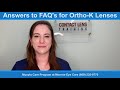 Answers to Your Ortho-K Lens Questions