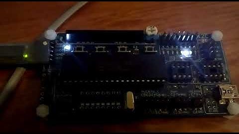 Corrimiento de leds implementando PIC18f4550
